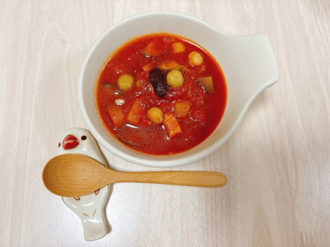 具材ゴロゴロミネストローネ(潰瘍性大腸炎◎)